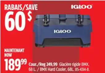 Canadian Tire Igloo BMX Hard Cooler offer