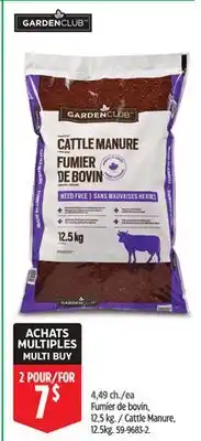 Canadian Tire Cattle Manure, 12.5kg offer