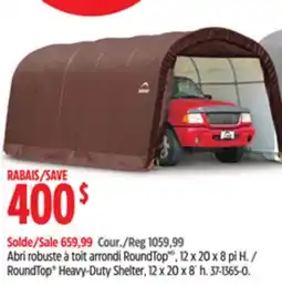 Canadian Tire ShelterLogic RoundTop Heavy-Duty Shelter offer