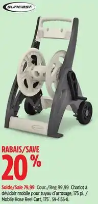 Canadian Tire Mobile Hose Reel Cart, 175´ offer