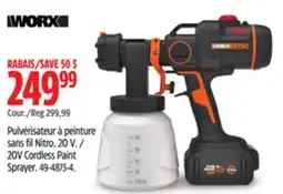 Canadian Tire 20V Cordless Paint Sprayer offer