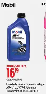 Canadian Tire Mobil TF+4 Automatic Transmission Fluid, 1L offer
