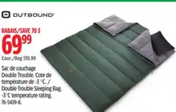 Canadian Tire Outbound Double Trouble Sleeping Bag offer