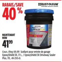 Canadian Tire Rust-Oleum EpoxyShield 3X Driveway Sealer Plus offer