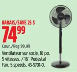 Canadian Tire Honeywell 16˝ Pedestal Fan offer