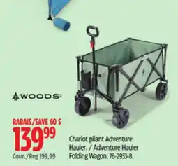 Canadian Tire WOODS Adventure Hauler Folding Wagon offer