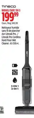 Canadian Tire Tineco Litevak Pro Cordless Hard Floor Wet Cleaner offer