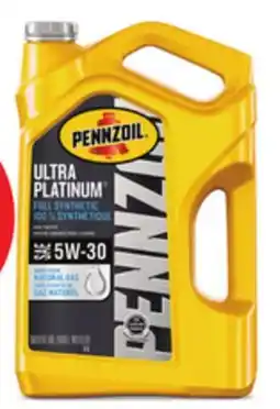 Canadian Tire Pennzoil Ultra Platinum Synthetic Motor Oil offer