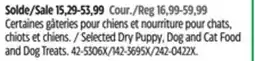 Canadian Tire Nature's Recipe Selected Dry Puppy, Dog and Cat Food and Dog Treats offer