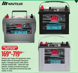 Canadian Tire Nautilus Marine/RV/Solar Batteries offer