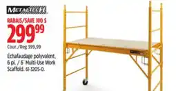 Canadian Tire Metaltech 6´ Multi-Use Work Scaffold offer