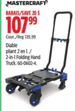 Canadian Tire 2-in-1 Folding Hand Truck offer