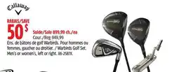 Canadian Tire Callaway Warbirds Golf Set offer