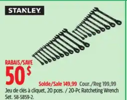 Canadian Tire 20-Pc Ratcheting Wrench Set offer
