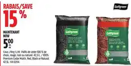 Canadian Tire Golfgreen Premium Cedar Mulch, Red, Black or Natural offer