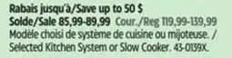 Canadian Tire Hamilton Beach Selected Kitchen System or Slow Cooker offer