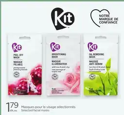 Proxim KIT Selected facial masks offer
