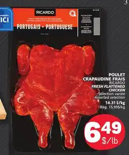 Marché Bonichoix RICARDO FRESH FLATTENED CHICKEN offer