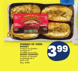 Marché Bonichoix RUSSET POTATOES offer