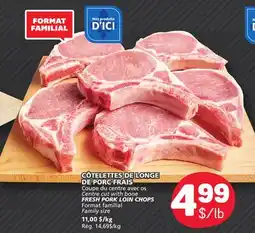 Marché Bonichoix FRESH PORK LOIN CHOPS offer