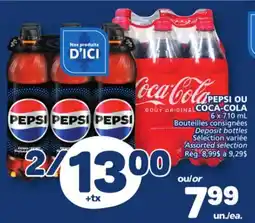 Marché Bonichoix PEPSI OR COCA-COLA offer