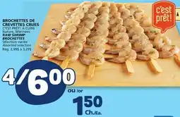 Marché Bonichoix RAW SHRIMP BROCHETTES offer