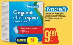 Jean Coutu Personnelle Nasal decongestant offer