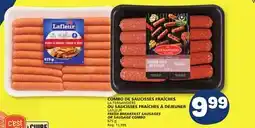 Marché Bonichoix LAFLEUR | LA FERNANDIÈRE FRESH BREAKFAST SAUSAGES OR SAUSAGE COMBO offer