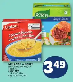 Marché Bonichoix LIPTON OR KNORR SOUP MIX offer