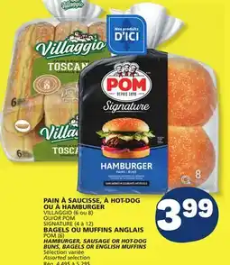 Marché Bonichoix HAMBURGER, SAUSAGE OR HOT-DOG BUNS, BAGELS OR ENGLISH MUFFINS offer