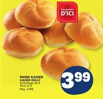 Marché Bonichoix KAISER ROLLS offer