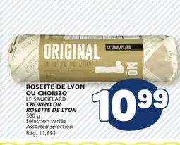Marché Bonichoix LE SAUCIFLARD CHORIZO OR ROSETTE DE LYON offer