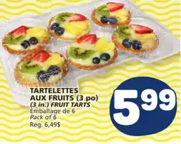 Marché Bonichoix FRUIT TARTS offer