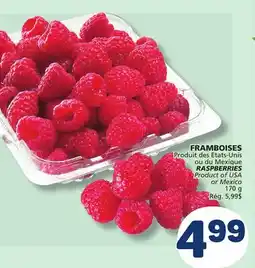 Marché Bonichoix RASPBERRIES offer
