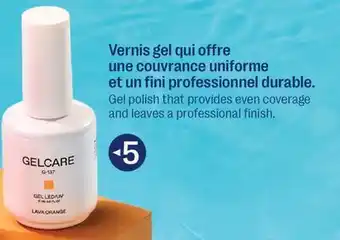 Jean Coutu GELCARE Nail polish offer