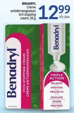 Uniprix BENADRYL Crème antidémangeaison/Itch stopping cream offer