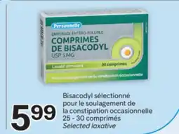 Brunet PERSONNELLE Bisacodyl sélectionné pour le soulagement de la constipation occasionnelle offer