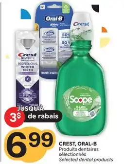 Brunet CREST, ORAL-B Produits dentaires sélectionnés offer
