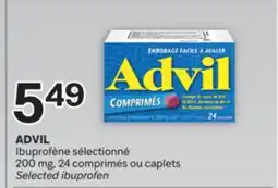 Brunet ADVIL Ibuprofène sélectionné offer
