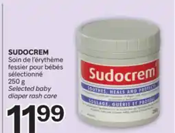Brunet SUDOCREM Soin de l'érythème fessier pour bébés sélectionné offer
