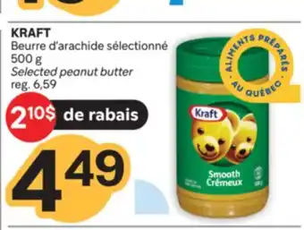 Brunet KRAFT Beurre d'arachide sélectionné offer