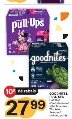 Brunet GOODNITES, PULL-UPS Culottes d'entraînement sélectionnées offer