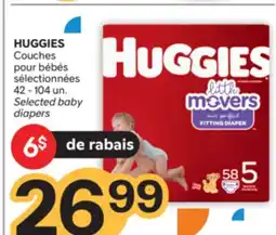 Brunet HUGGIES Couches pour bébés sélectionnées offer
