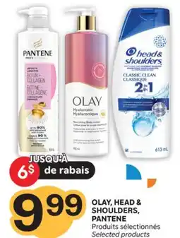 Brunet OLAY, HEAD & SHOULDERS, PANTENE Produits sélectionnés offer