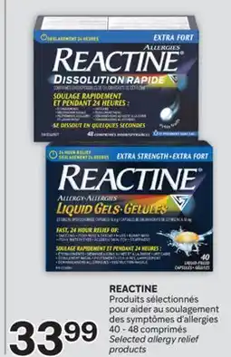 Brunet REACTINE Produits sélectionnés pour aider au soulagement des symptômes d'allergies offer