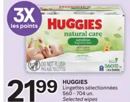 Brunet HUGGIES Lingettes sélectionnées offer