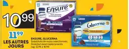 Brunet ENSURE, GLUCERNA Substituts de repas sélectionnés offer
