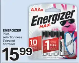 Brunet ENERGIZER Piles sélectionnées offer