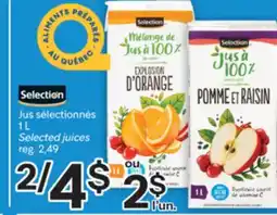 Brunet SELECTION Jus sélectionnés offer