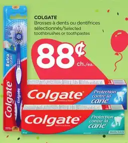 Proxim COLGATE Selected toothbrushes or toothpastes offer